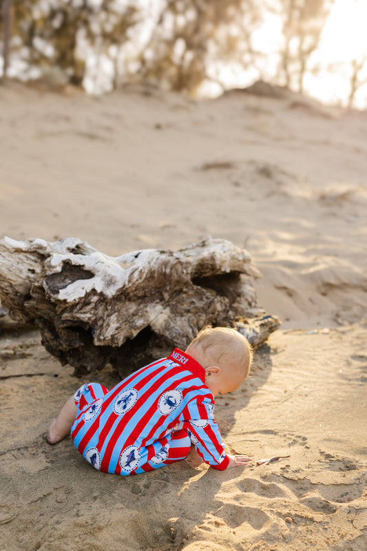 Tide Chaser Shorts Romper