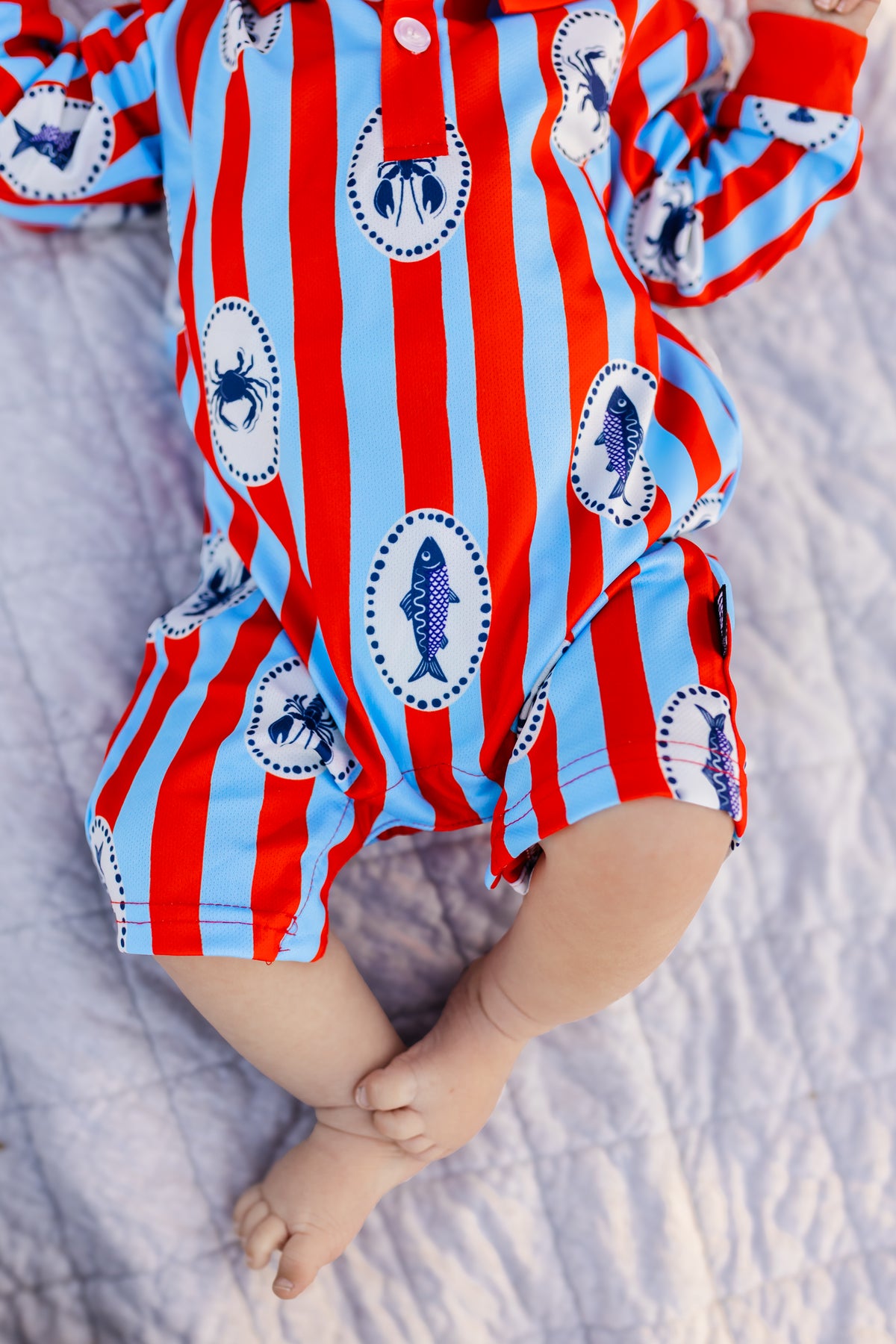 Tide Chaser Shorts Romper