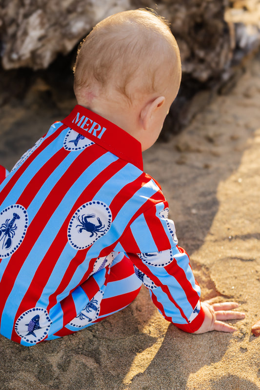 Tide Chaser Shorts Romper