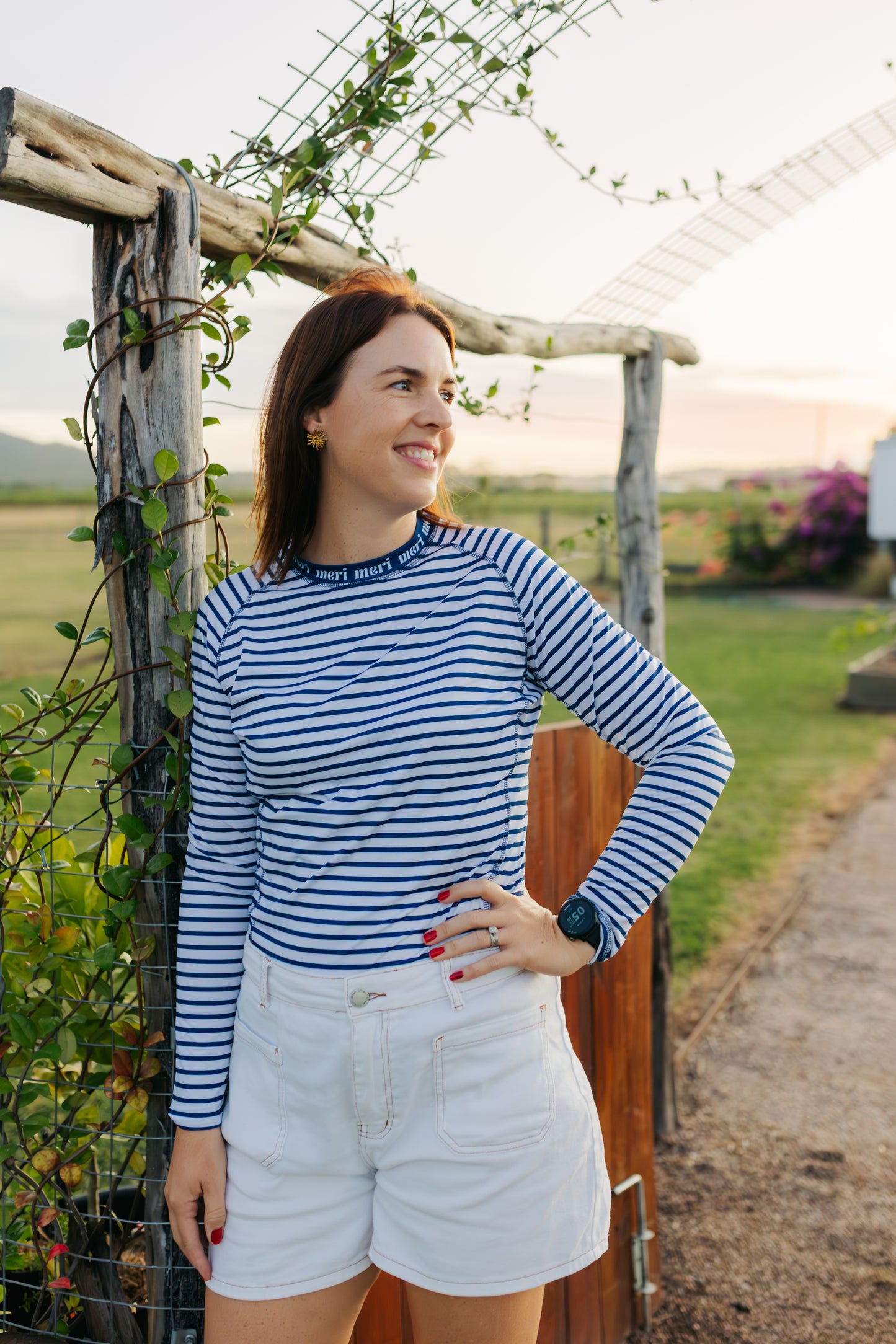Navy Stripe Essential Pullover
